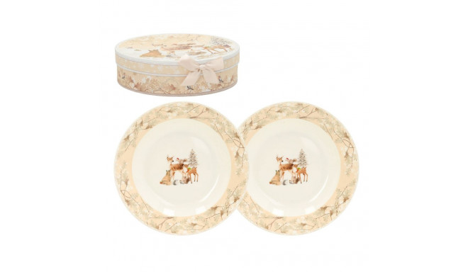 Plates MIA DEER 2pcs D20cm, in a gift box