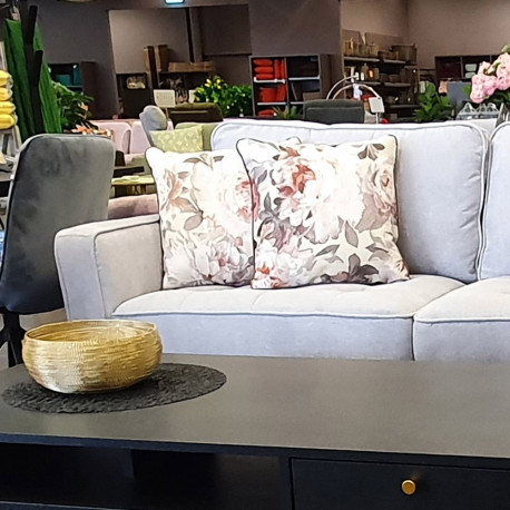 Padi HOLLY 45x45cm, roosad pojengid