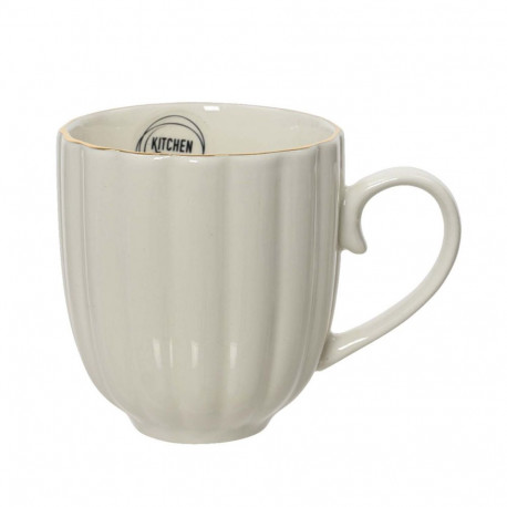 Mug SHELL H9,9cm, porcelain