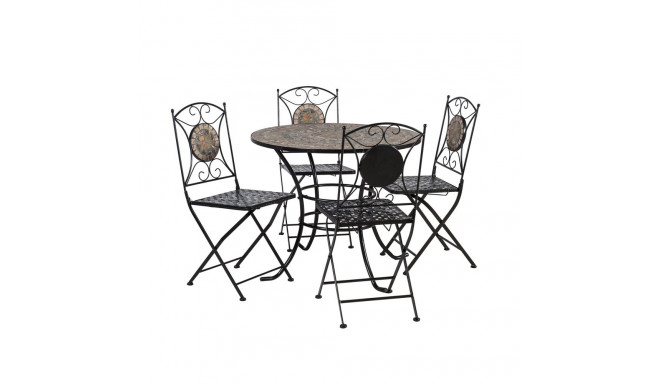 Aiamööblikomplekt MOSAIC laud ja 4 tooli