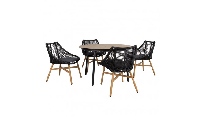 Garden furniture set HELSINKI table and 4 chairs
