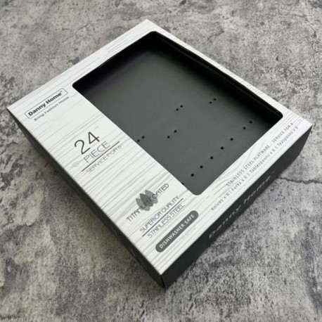 Söögiriistad DUNE 24-osa, must