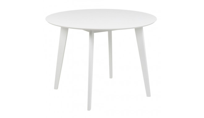 Söögilaud ROXBY, D105xH76cm, valge