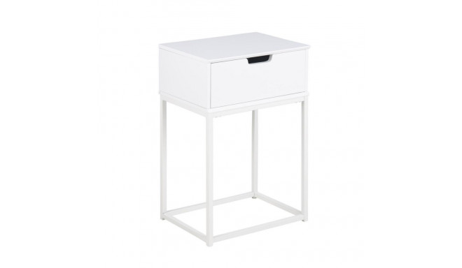 Bedside table MITRA white
