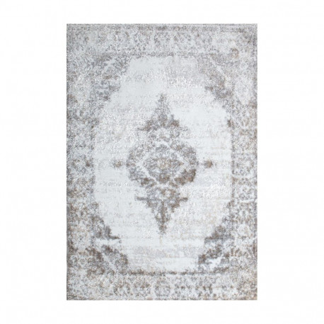 Carpet SALAMANCA-1, 133x190cm, white/grey