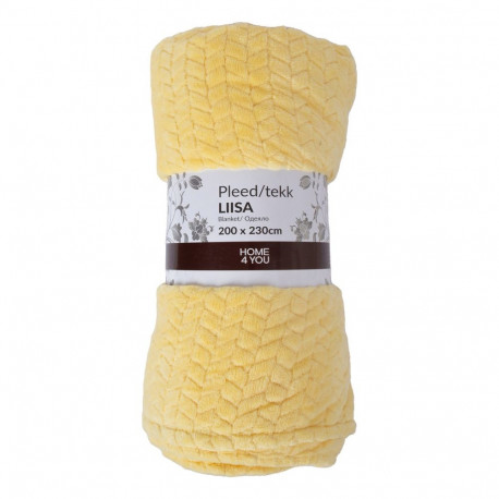 Pleed LIISA XL, 200x230cm, helekollane