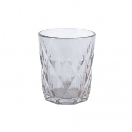 Drinking glass CORAL 250ml, silver shine
