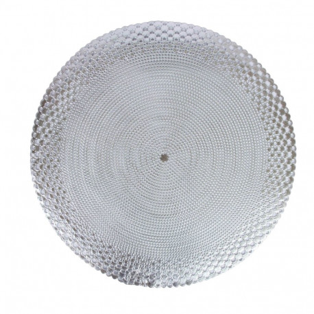 Placemat BUBBLES D38cm, silver