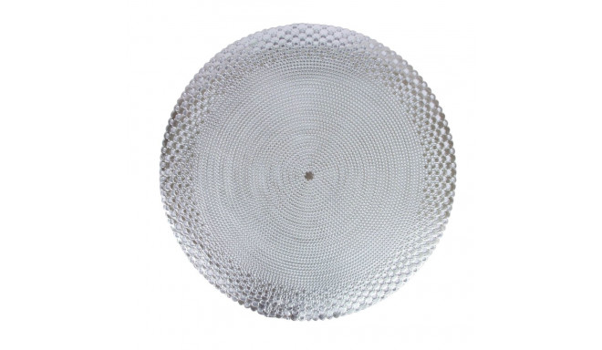 Placemat BUBBLES D38cm, silver