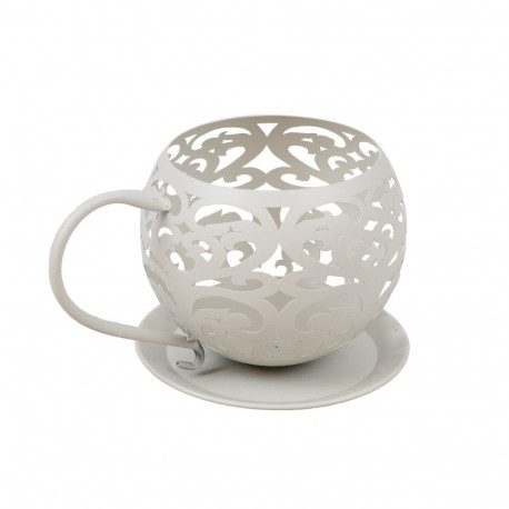 Candle holder SANDY 26x19xH15cm, antique white