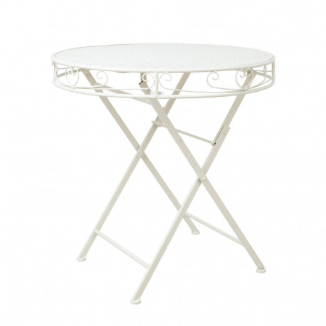 Table SANDY D70xH73cm, antique white
