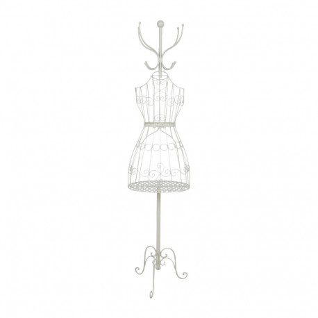 Coat hanger / mannequin SANDY 40x30xH172cm, antique white