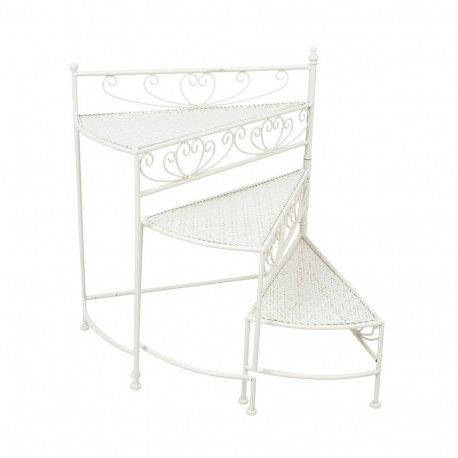 Riiul SANDY 55x30xH66cm, antiikvalge