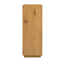 Side board SACHA 50x40xH109cm, melamine with oak bark