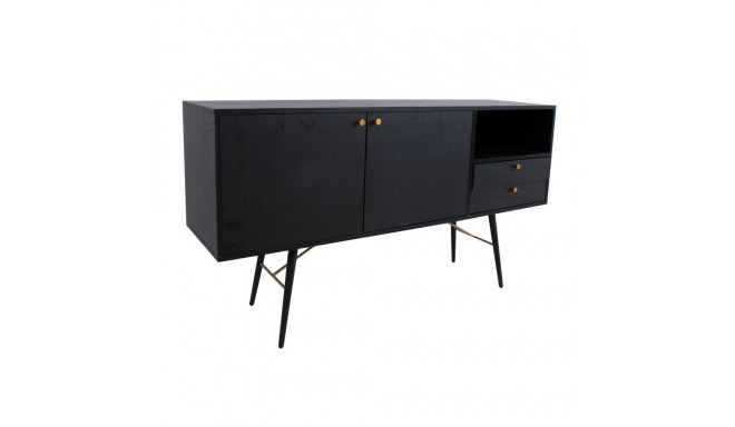 Side board LUXEMBOURG 150x40xH80cm, black