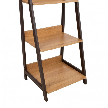 Riiul STEP 52x48xH146,5cm, tamm