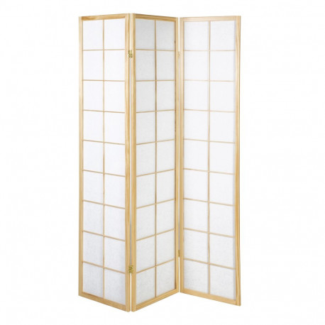 Folding screen ORIENTAL natural