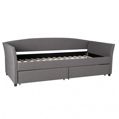 Bed GENESIS 90x200cm, brownish grey