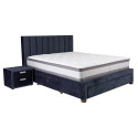 Bed GRACE 160x200cm, blue