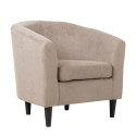 Tugitool WESTER 76x68,5xH74cm, taupe