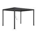 Gazebo MIRADOR-88 3x3m, dark grey