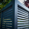 Louvers wall for gazebo MIRADOR-111 93cm, dark grey