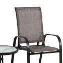 Garden furniture set DAKOTA table, 2 chairs, 2 foot stools