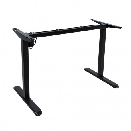 Table leg ERGO LIGHT with 1 motor, black