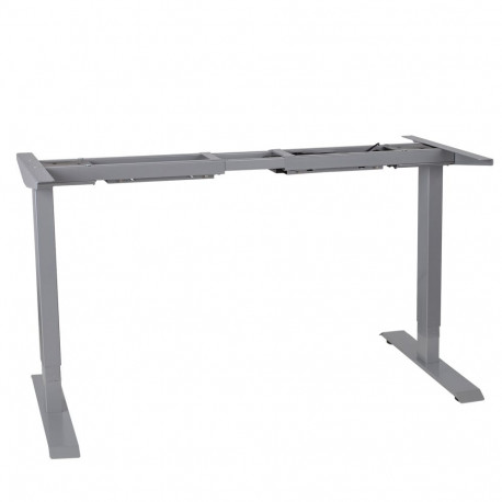 Table leg ERGO with 2 motor, silver grey