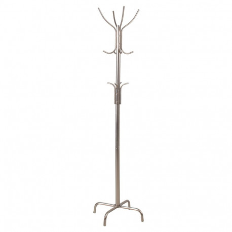 Coat rack CAIA 49x49xH181cm, satin nickel