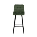 Bar chair CHILLI forest green velvet