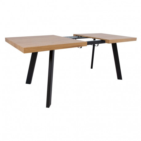 Dining table BRIGIT 159/198x84,5xH77cm, light wood