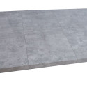 Söögilaud BRIGIT 159/198x84,5xH77cm, betoon, MDF, metalljalad