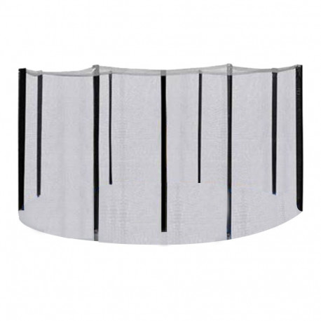 Enclosure for D426cm trampoline, with poles, black