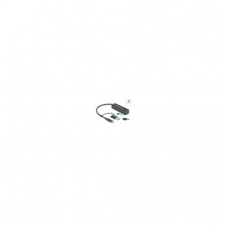 Delock 4P USB 3.2 Gen1+SD/mSD+USB-C/A - 63859