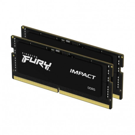 SO-DIMM 64 GB DDR5-4800 (2x 32 GB) Dual-Kit (schwarz, KF548S38IBK2-64, Impact, INTEL XMP)