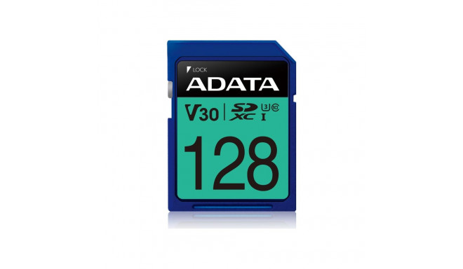 ADATA Premier Pro 128GB SDXC memory card (UHS-I (U3), Class 10, V30)