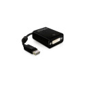 Adapter Displayport-Stecker > DVI-I-Buchse (schwarz, 12,5 cm)