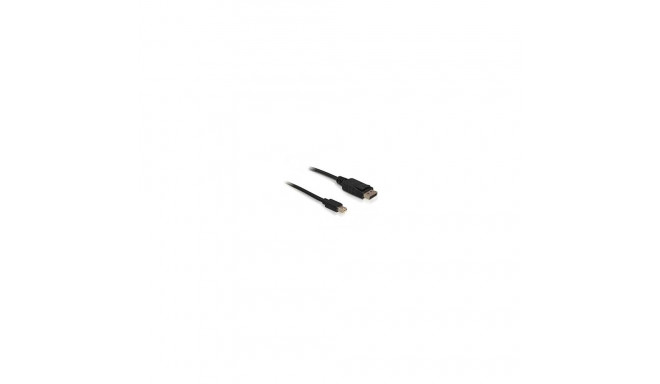 Adapterkabel Mini-DisplayPort > DisplayPort (schwarz, 2 Meter)