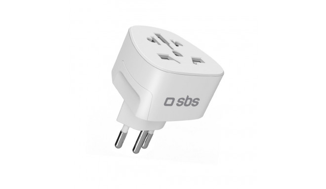 SBS CH Travel Adapter - Universal - White