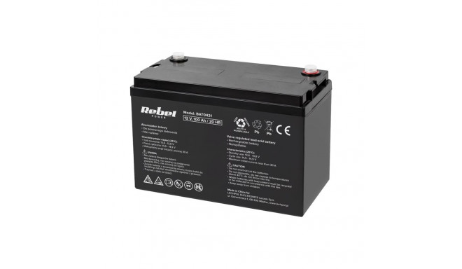 VIPOW geelakuga aku 12 V 100 Ah