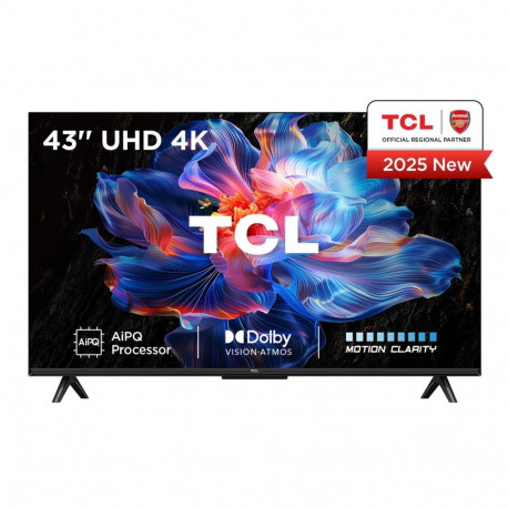 TCL V6C 43V6C teler 109,2 cm (43") 4K Ultra HD nutiteler Wi-Fi metallik 260 cd/m²
