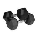 REBEL ACTIVE Hantle żeliwne gumowane 2x10 kg