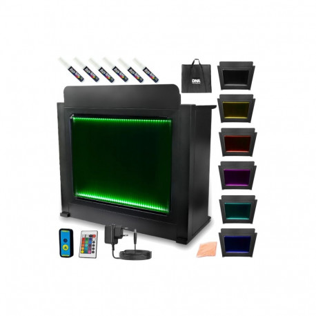 DJ Table XL BK booth stand with lighting