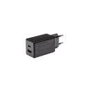 PATONA Premium Charger GaN PD45W 1xUSB-C 1xUSB-A PD3.0 QC3.0 Black