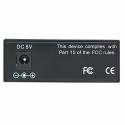 Intellinet Fast Ethernet Media Converter, 10/100Base-Tx to 100Base-Fx (SC) Multi-Mode, 2 km (1.24 mi