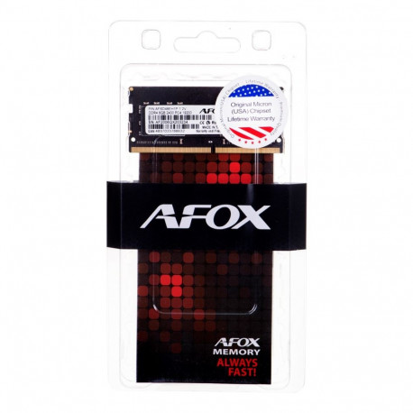AFOX DDR4 8G 2400 SO DIMM mälumoodul 8 GB 1 x 8 GB 2400 MHz