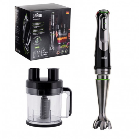 Braun MultiQuick 9 MQ 9195XLI 2 L saumikser 1200 W must, roostevaba teras