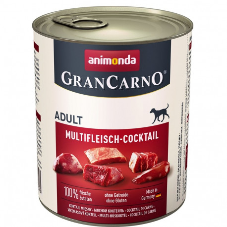 animonda GranCarno multi liha kokteil veis, kana, uluk, süda, kalkun täiskasvanud 800 g