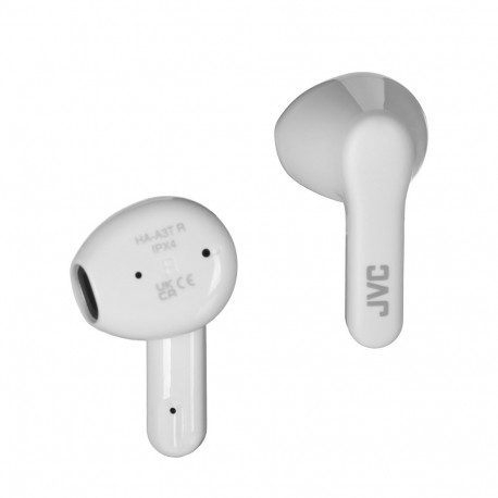 JVC EARBUDS HA-A3T HAA-3TWU juhtmevabad valged kõrvasisesed kõrvaklapid